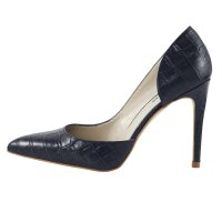 Ziegennappaleder-Pumps, marine