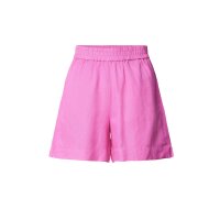 Marken-Leinenshorts, pink