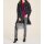 Wool fleece coat, grey-black