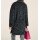 Wool fleece coat, grey-black