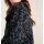 Wool fleece coat, grey-black