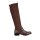 Leather boots, brown