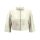 Leather jacket with rivets, cream