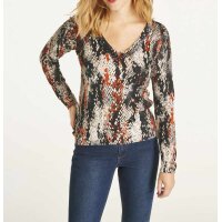 Sweter z cekinami, wielokolorowy