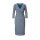 Druckkleid, blau-offwhite
