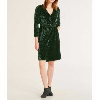Velvet dress, olive