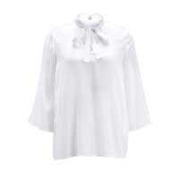 Bluse m. Schluppe, weiß