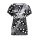 Print shirt, black-white