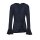 Wickelshirt m. Volants, marine