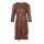Dress, brown-metalic