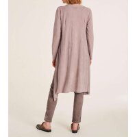 Velourslederimitat-Longblazer, rosé