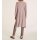 Velourslederimitat-Longblazer, rosé