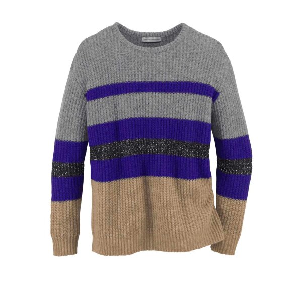 Sweter szaro-fioletowy