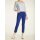 Slim-fit trousers with embroidery, marine