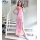 Marken-Maxi-Wickelkleid, flieder/orange/blutrot