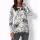 Pullover mit Ziersteinen, hellgrau-schwarz