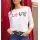 Langarmshirt mit Leo-Schriftzug, ecru