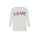 Langarmshirt mit Leo-Schriftzug, ecru