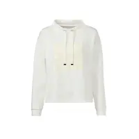 Sweatshirt m.platziertem Druck und Pailletten,ecru
