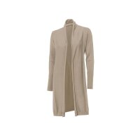 Longstrickjacke, sand
