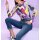Rundhalsshirt m. Druckdessin, flieder-mauve