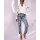 Langarmshirt m. Spitzeneinsatz, ecru