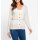Cardigan with chain belt, ecru