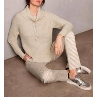 Viscose-Merino Pullover, beige-champagne