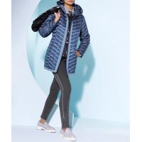 Daunen-Steppjacke, rauchblau