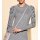 Sukienka dzianinowa z cekinami, melanż kamienny szary