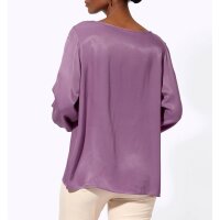 Palaidinė su nėrinių įsiuvu, violetinė
