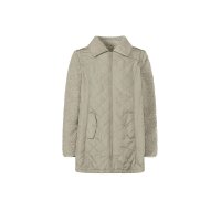 2-in-1-Steppjacke im Materialmix, sesam