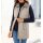 2-in-1-Steppjacke im Materialmix, sesam
