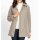 2-in-1-Steppjacke im Materialmix, sesam