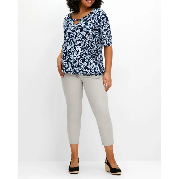 Stretch-Twill-Hose, beige