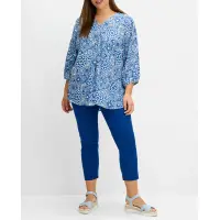 Stretch-Twill-Hose, blaubeere