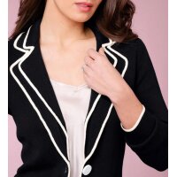 Merino Wool Cardigan, black