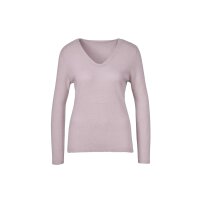 Kaschmir-Pullover, rosé-meliert