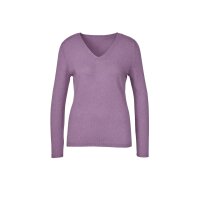 Kaschmir-Pullover, flieder-meliert