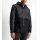 Herren-Freizeitjacke, schwarz-gemustert