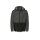 Herren-Freizeitjacke, schwarz-gemustert