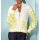 Jacquardstrickjacke, ecru-limone