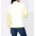 Jacquardstrickjacke, ecru-limone