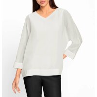 Slip-on blouse with sewn-in top, ecru