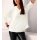 Slip-on blouse with sewn-in top, ecru