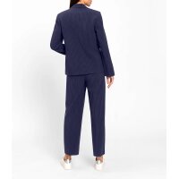 Trouser suit with pinstripes, navy