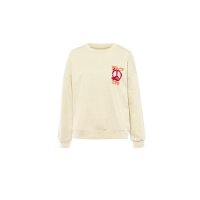 Bluza z nadrukiem w kolorze piaskowym
