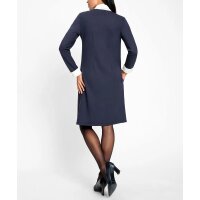 Jersey Dress in 2-in-1 Look, navy