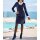 Jersey Dress in 2-in-1 Look, navy
