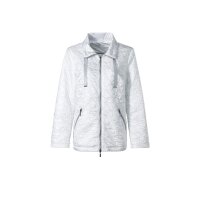 Outdoorjacke m. Steppung und Glitzer-Details, weiß